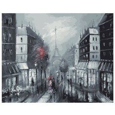 Белоснежка Картина по номерам "Париж" 40х50 см (032-АВ)