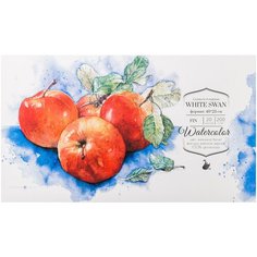 Альбом для акварели Малевичъ White Swan 40 х 23 см, 200 г/м², 20 л.