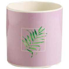 Кашпо Дарите счастье Лист 10 х 10 см сиреневый