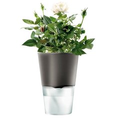 Горшок Eva Solo с функцией самополива конус Ø11 см серый