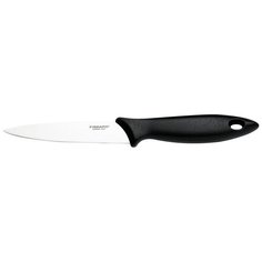 Нож для овощей FISKARS Essential, лезвие 11 см, серебристый/черный