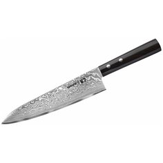 Шеф-нож Samura 67 Damascus, лезвие 20.8 см, черный