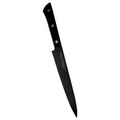 Нож для нарезки мяса или рыбы Fissman Tanto kuro, лезвие 20 см, черный
