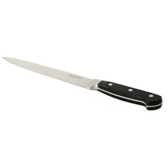 Нож для нарезки мяса или рыбы BergHOFF CooknCo, лезвие 20 см, черный