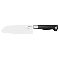 Нож сантоку BergHOFF Gourmet 1399487, лезвие 18 см, черный