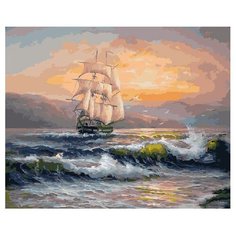 Paintboy Картина по номерам "Корабль на волнах" 40х50 см (GX21652)