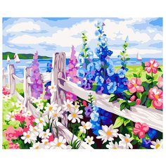 Цветной Картина по номерам "За околицей" 30х40 см (ME050)