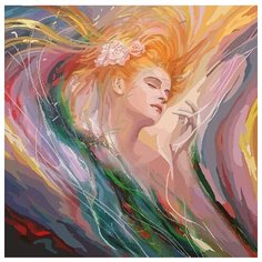 Белоснежка Картина по номерам "Необузданная красота" 40х50 см (853-АВ)