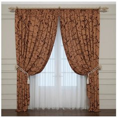 Фотошторы Сирень Мелисса на ленте 260 см мультиколор