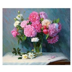 Molly Картина по номерам "Букет пионов" 40х50 см (KH0660)