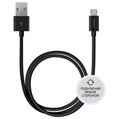 Кабель Deppa USB - microUSB (72211/72212) 1.2 м, черный