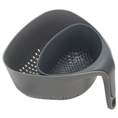 Набор дуршлагов Joseph Joseph Nest 40093/40094, 2 шт., серый