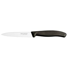 Нож для овощей VICTORINOX Swiss classic, лезвие 10 см, черный
