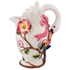 Подарочный кувшин Lefard Лебедь 59-664 2 л белый/коричневый/розовый
