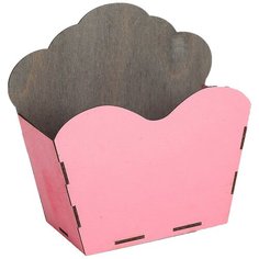 Кашпо Дарите счастье 4093956/4093953/4093954 21.8 х 9 х 20.5 см розовый