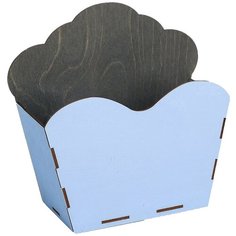 Кашпо Дарите счастье 4093956/4093953/4093954 21.8 х 9 х 20.5 см сиреневый