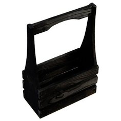 Кашпо Дарим красиво Флория Нифельд 20×10×30 см черный