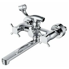 Смеситель универсальный KAISER Cuatro 58022 двухрычажный хром