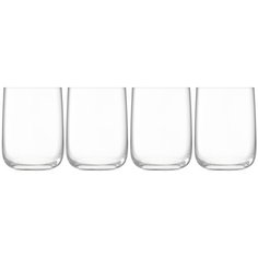 LSA Набор стаканов Borough bar glass 4 шт. 625 мл прозрачный