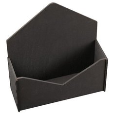 Кашпо Дарим красиво Конверт Радель Полнота 18x6x20 см черный