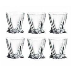 Crystalite Bohemia Набор стаканов Quadro tumbler 2K936/340 6 шт. 340 мл бесцветный