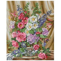 Color Kit Картина по номерам "Розы в цвету" 40х50 см (CG918)