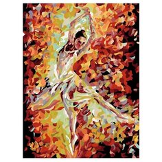 Цветной Картина по номерам "Балерина" 30х40 см (ME042)