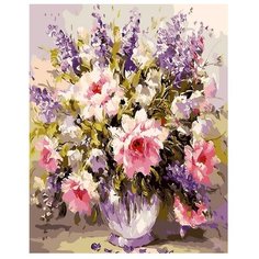 Цветной Картина по номерам "Нежный букет" 40х50 см (MG6451)