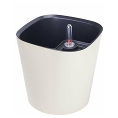 Горшок Техоснастка Комфорт с автополивом, ПИ-39, 4.5 л белый