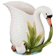 Подарочный кувшин Lefard Лебедь 59-139 1.5 л белый/зеленый
