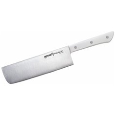 Нож-топорик Samura накири Harakiri, лезвие 16.1 см, белый