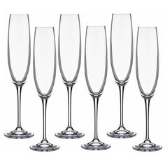 Crystalite Bohemia Набор бокалов Fulica flute 1SF86/250 6 шт. 250 мл бесцветный