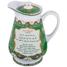 Подарочный кувшин Lefard Сура 86-2045 0.8 л белый/зеленый