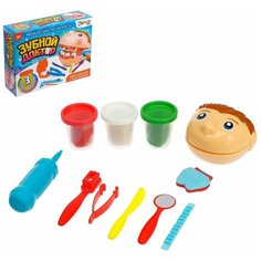 ЭВРИКИ Набор для игры с пластилином "Зубной доктор", SL-01798 4439704