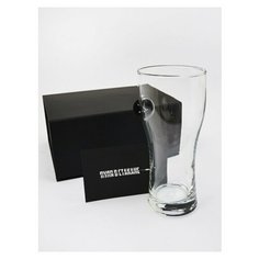 Бокал пивной с хоккейной шайбой в подарочном футляре (BOX)