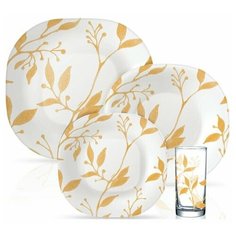 Столовый сервиз ETUDE GOLD 19+6 пр. 6 перс. Luminarc