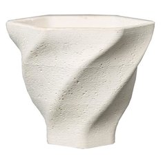 Кашпо Дарите счастье Феерия 10,5 х 9 см белый