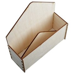 Кашпо Дарим красиво Конверт Двойной, 18 х 6 х 20 см натуральный