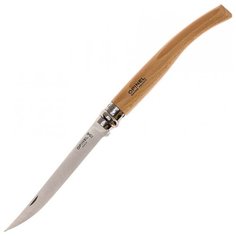 Нож филейный Opinel №12, нержавеющая сталь, рукоять бук