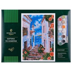 Картина по номерам Greenwich Line "Дорога к морю" A3, с акриловыми красками