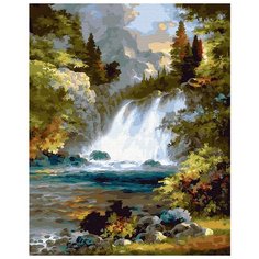 Картина по номерам ВанГогВоМне ZX 23349 Шум водопада 40х50 см