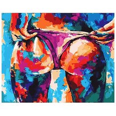 Картина по номерам ВанГогВоМне ZX 23241 Поправляет купальник 40х50 см