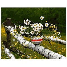 Картина по номерам ВанГогВоМне ZX 23167 Лютики-ромашки 40х50 см