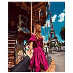 Картина по номерам ВанГогВоМне ZX 23022 Следуй за мной. Париж 40х50 см