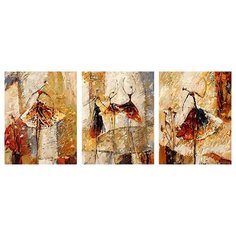 Картина по номерам ТРИПТИХ Paintboy P 066 Балерины 3 шт. 40x50 см