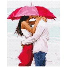 Картина по номерам ВанГогВоМне, 40х50см - Двое под зонтом Paintboy