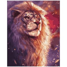 Картина по номерам ВанГогВоМне, 40х50см - Король саванны Paintboy