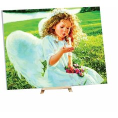 Картина по номерам на холсте с подрамником "Ангел" 40*50 см 4883322 Школа талантов