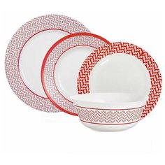 Столовый сервиз BATTUTO 19 пр. 6 перс. 45049 Luminarc