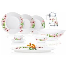 Столовый сервиз MUGUET 46 пр. 6 перс. ОАЭ 68303 Luminarc